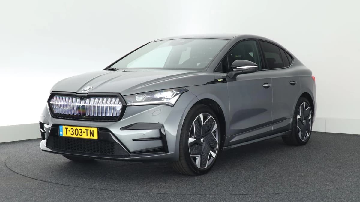 Škoda ENYAQ Coupé iV 80 RS 299pk SOH 90% Panoramadak Warmtepomp Memory Stoelverwarming Keyless Navigatie — foto 1