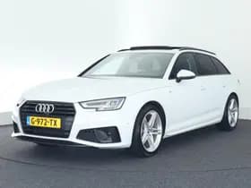 Audi A4 Avant 40 TFSI 190pk Sport S line black edition Trekhaak 360Camera Panoramadak Stoelverwarming Keyless Virtual Cockpit Navigatie