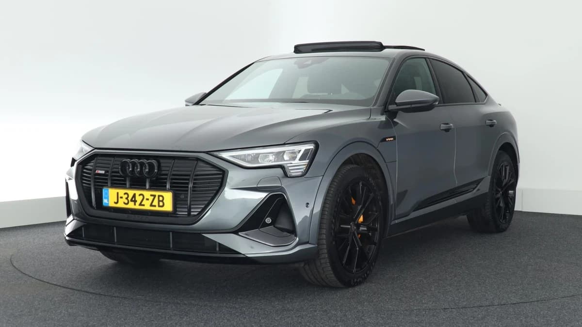 Audi E-tron Sportback 55 408pk quattro S edition 95 kWh SOH 93% Camera B&O Luchtvering Memory Panoramadak Virtual Cockpit Navigatie S-Line — foto 1