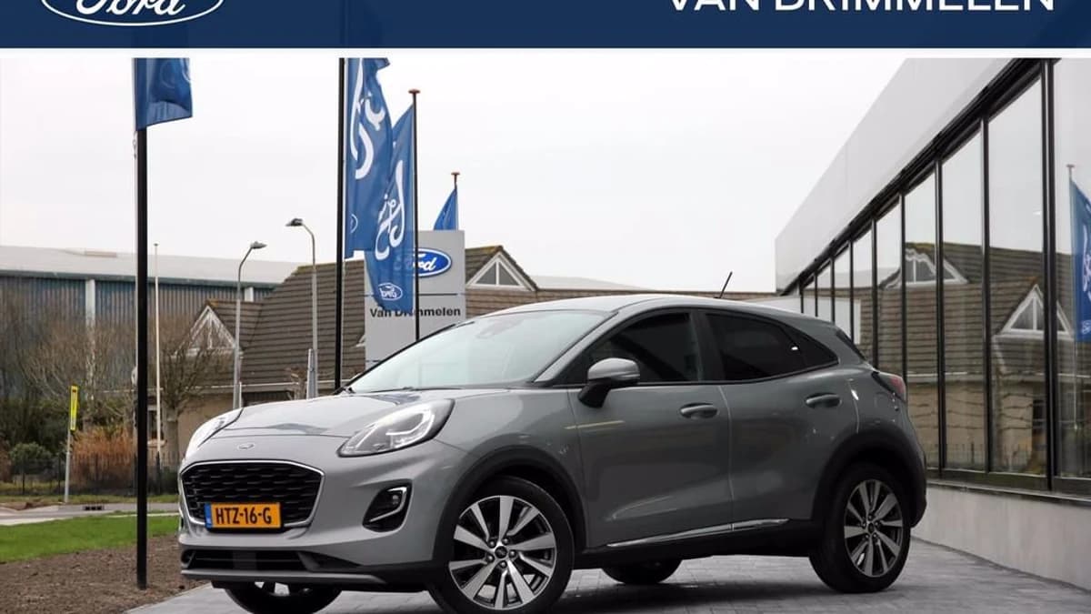 Ford Puma 1.0i Ecoboost Hybrid 125pk Aut Titanium | Automaat | Winterpack Solar Silver — foto 1