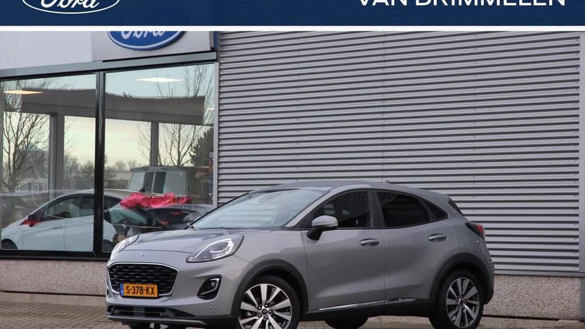 Ford Puma 1.0i Ecoboost Hybrid 125pk Titanium X I Dealer onderhouden Solar Silver — foto 1