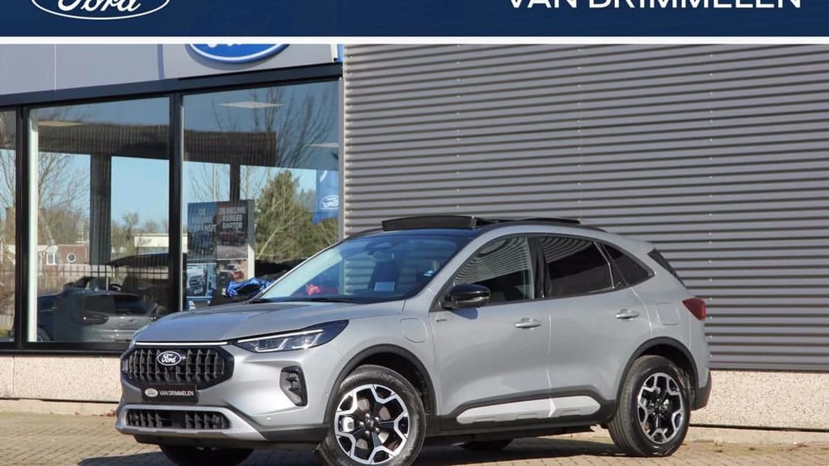 Ford Kuga 2.5 PHEV 243pk e-CVT Active X Solar Silver Metallic — foto 1