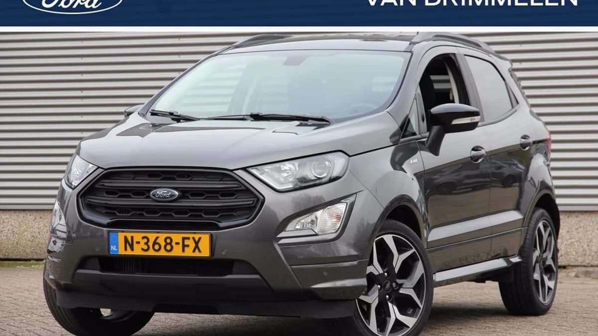Ford Ecosport 1.0 EcoBoost 125pk ST-Line Black 'Magnetic Grey' | Camera | Privacy Glass | Rijklaar! Magnetic Grey — foto 1