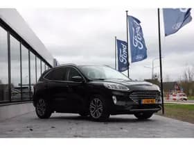 Ford Kuga 2.5 PHEV e-CVT 225pk Titanium X 'Agate Black' | NL Auto | Dealer onderhouden Agate Black Metallic thumbnail 2