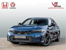 Honda Civic 2.0 Full Hybrid Sport | NL auto l 8 jaar garantie | Seabed Blue Pearl | All In prijs | Navi | PDC voor en achter | Stoelverwarmi