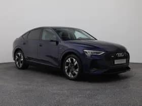 Audi E-tron tron sportback 50 quattro s edition 71 kwh camera keyless luchtvering stoelverwarming thumbnail 2