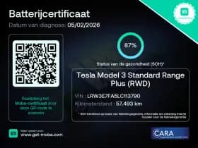 Tesla Model 3 standard rwd plus 60 kwh pano keyless autopilot stoel stuur verw trekhaak thumbnail 4