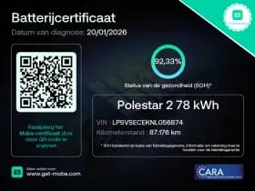 Polestar 2 standard range single motor 63kwh pano 360 h k stoel en stuurverw trekhaak thumbnail 4