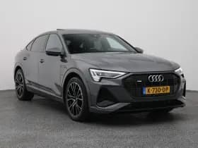 Audi E-tron tron sportback 50 quattro s edition 71 kwh pano camera luchtvering stoelverw trekhaak thumbnail 2
