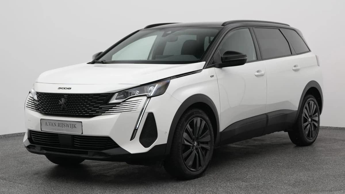 Peugeot 5008 1 2 puretech 130 pk automaat gt line 7 pers 360 focal alcantara keyless stoelverwarming — foto 1