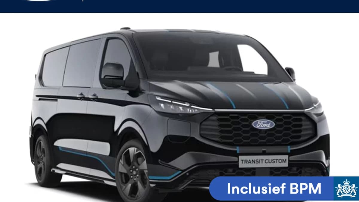Ford Transit Custom 320 2.5 PHEV L2H1 Sport Dubbel Cabine — foto 1