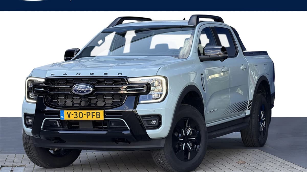 Ford Ranger Stormtrak Double Cab PHEV 281 PK | Binnenkort verwacht | 5 zitplaatsen | 3.500 KG Trekhaak | Chili Grey | — foto 1