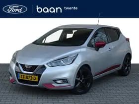 Nissan Micra 0.9 IG-T N-Connecta | N-Line | Silver met rood accenten | Camera | Pdc | Navigatie | Privacy Glass | Cruise.