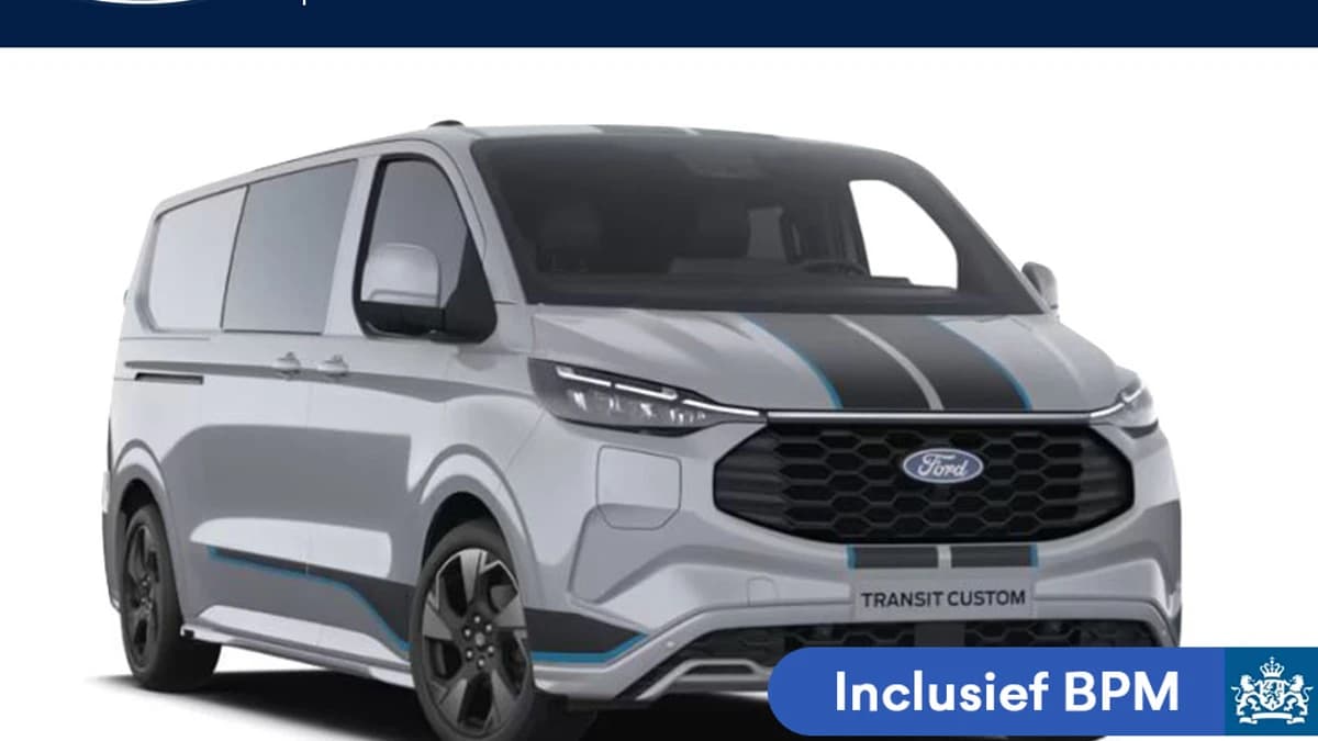 Ford Transit Custom 320 2.5 PHEV L2H1 Sport Dubbel Cabine — foto 1