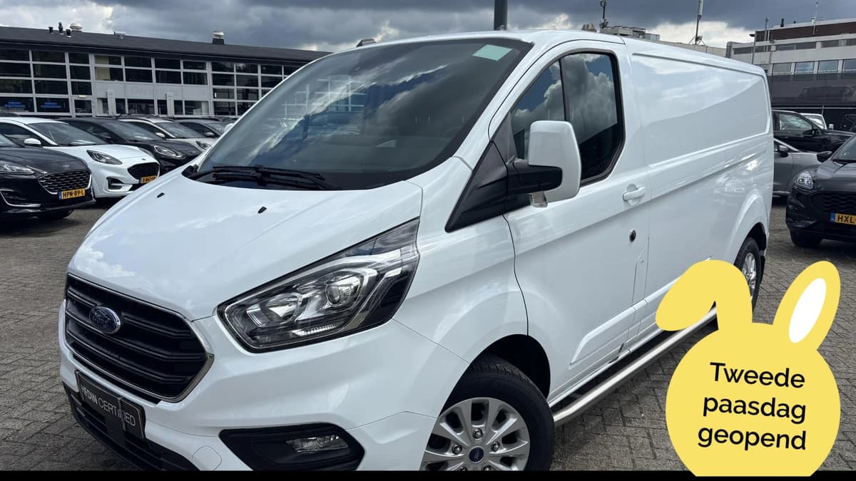 Ford Transit Custom 300 2.0 TDCI L2H1 Limited | Trekhaak | Side Bars — foto 1