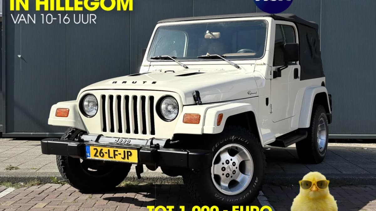 Jeep Wrangler 4.0i Softtop BRUTE | Airco | Cruise Control | Unieke 1/1 — foto 1