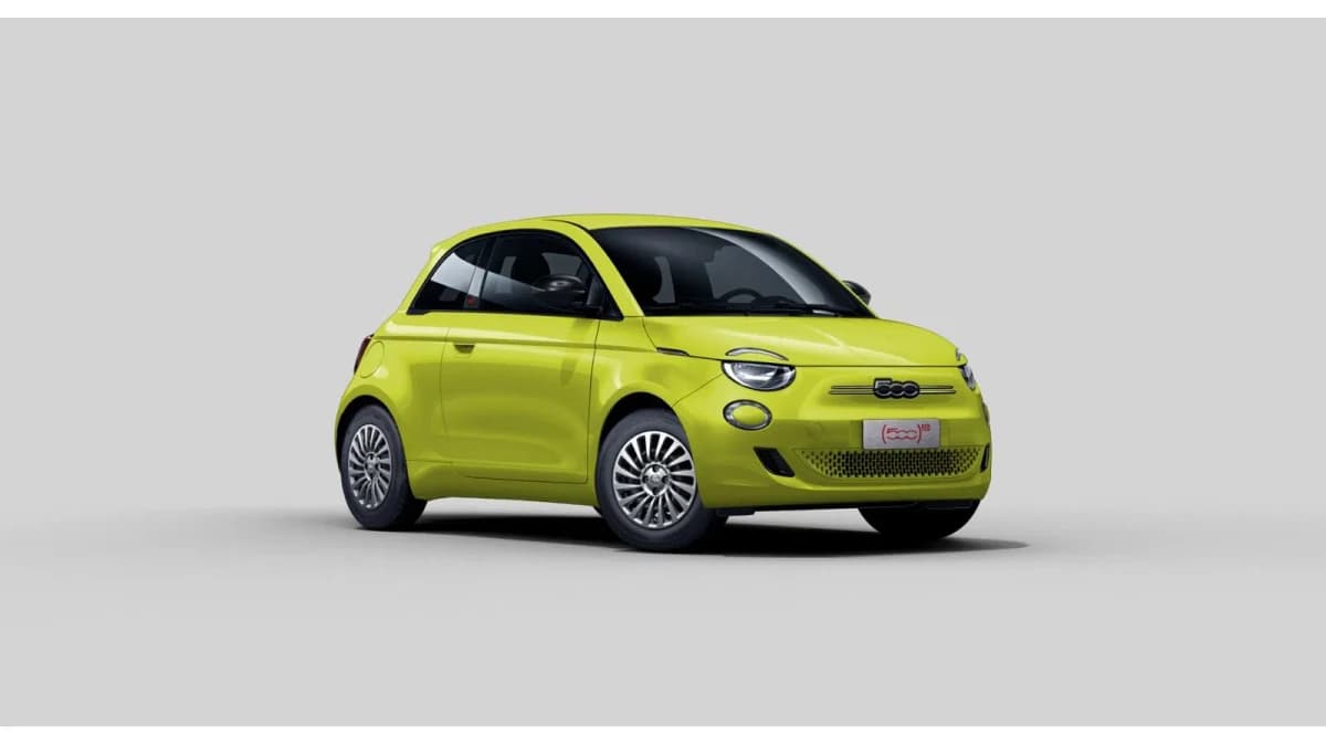 Fiat 500E La Prima | 10,25" touchscreen radio met Bluetooth, DAB & USB én Navigatie | 17” lichtmetalen velgen Diamond Cut | Automatische airconditioning — foto 1