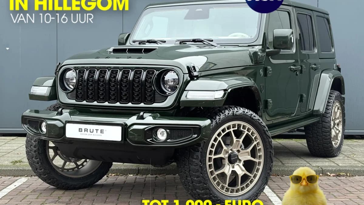 Jeep Wrangler Unlimited 4xe 380 Sahara | BRUTE Active Suspension System | Individual Kleur | Apple-Android — foto 1