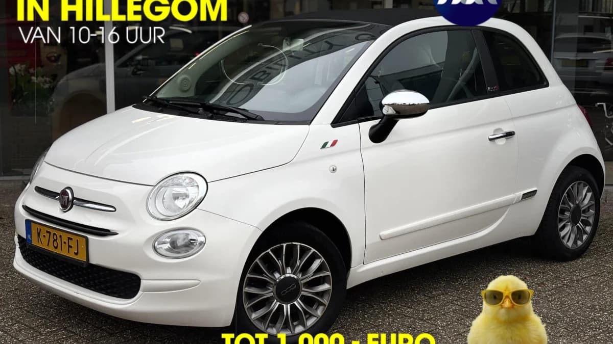 Fiat 500C 0.9 TwinAir Turbo Lounge | Cruise control | Airco | parkeer sensoren | 15" | — foto 1
