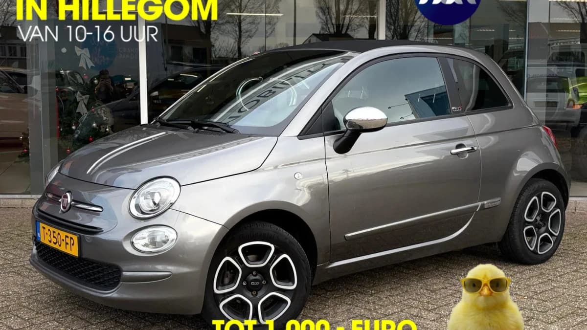 Fiat 500C 1.0 Hybrid Club | Cabrio | Climaat Control | Cruise control | Lage km stand | — foto 1
