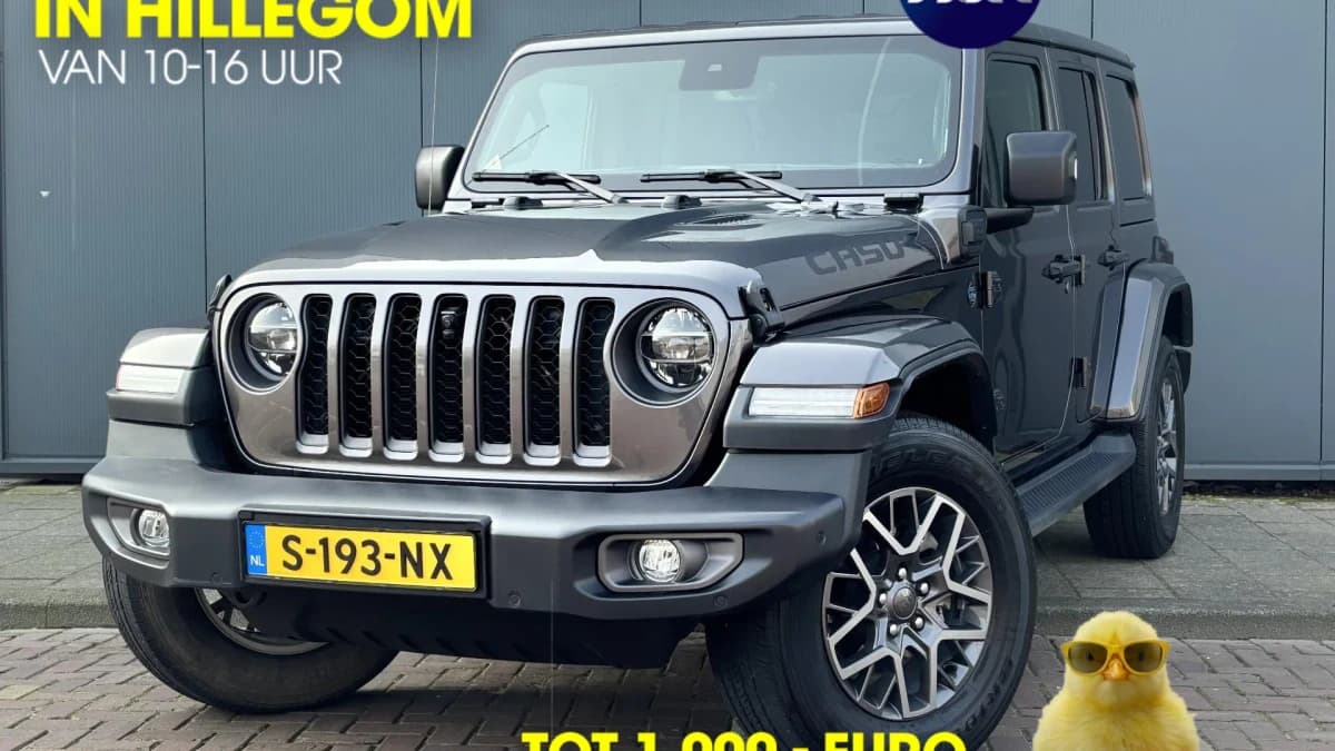 Jeep Wrangler Unlimited 4xe 380 80th Anniversary | Apple-Android | Navigatie | Parkeercamera — foto 1