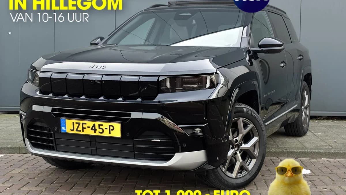 Jeep Compass 1.2 e-Hybrid First Edition | Schuif-kanteldak | Massagestoelen | Apple-Android — foto 1