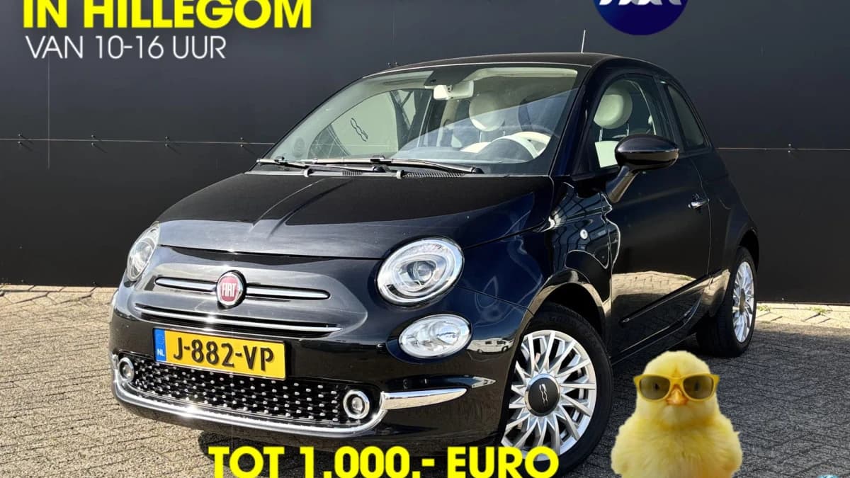Fiat 500 1.2 Lounge | Panoramadak | Automaat | Apple-Android — foto 1