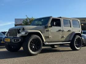 Jeep Wrangler Unlimited Rubicon Brut wielen grijs kenteken EX.BTW