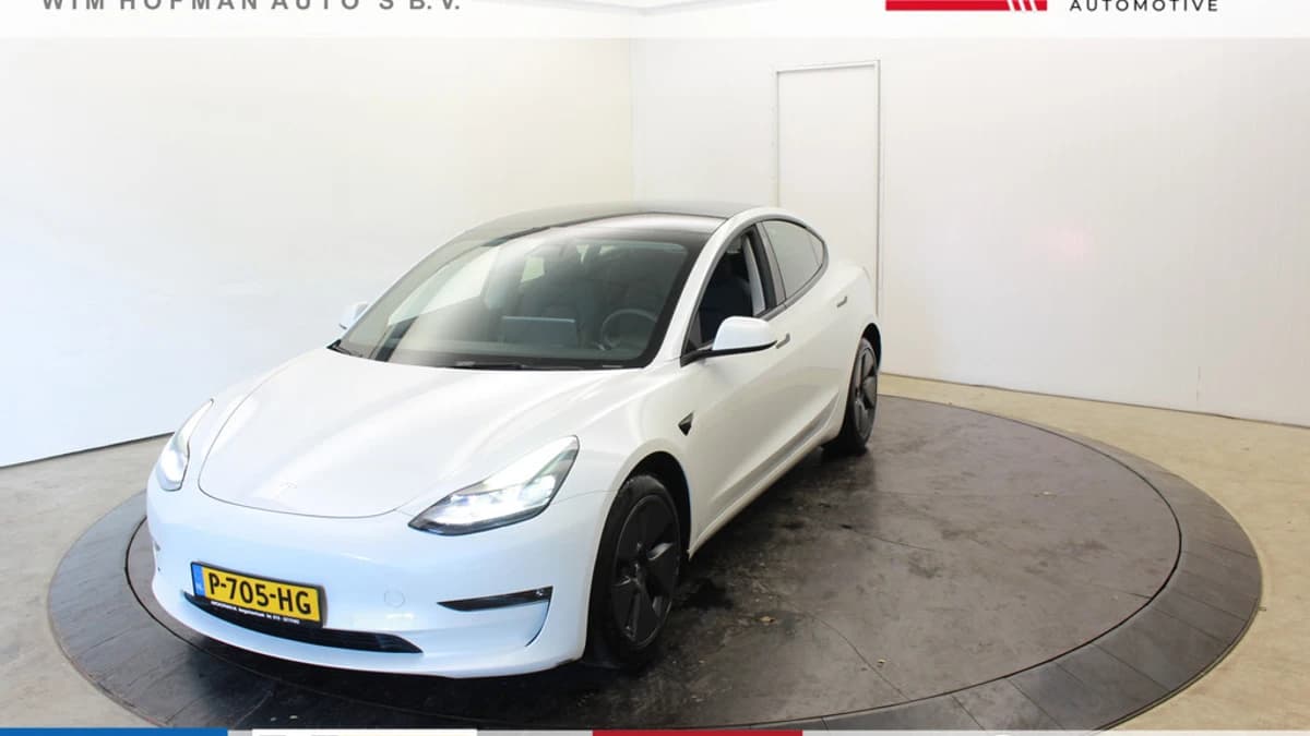 Tesla Model 3 Long Range 75 kWh 351Pk El aKlep + Seats Camera Leder — foto 1