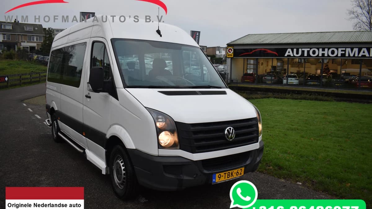 Volkswagen Crafter 35 2.0 TDI L2H2 BPM € 6240.- excl BTW Vrij 9Pers Rolstoelbus Camper — foto 1