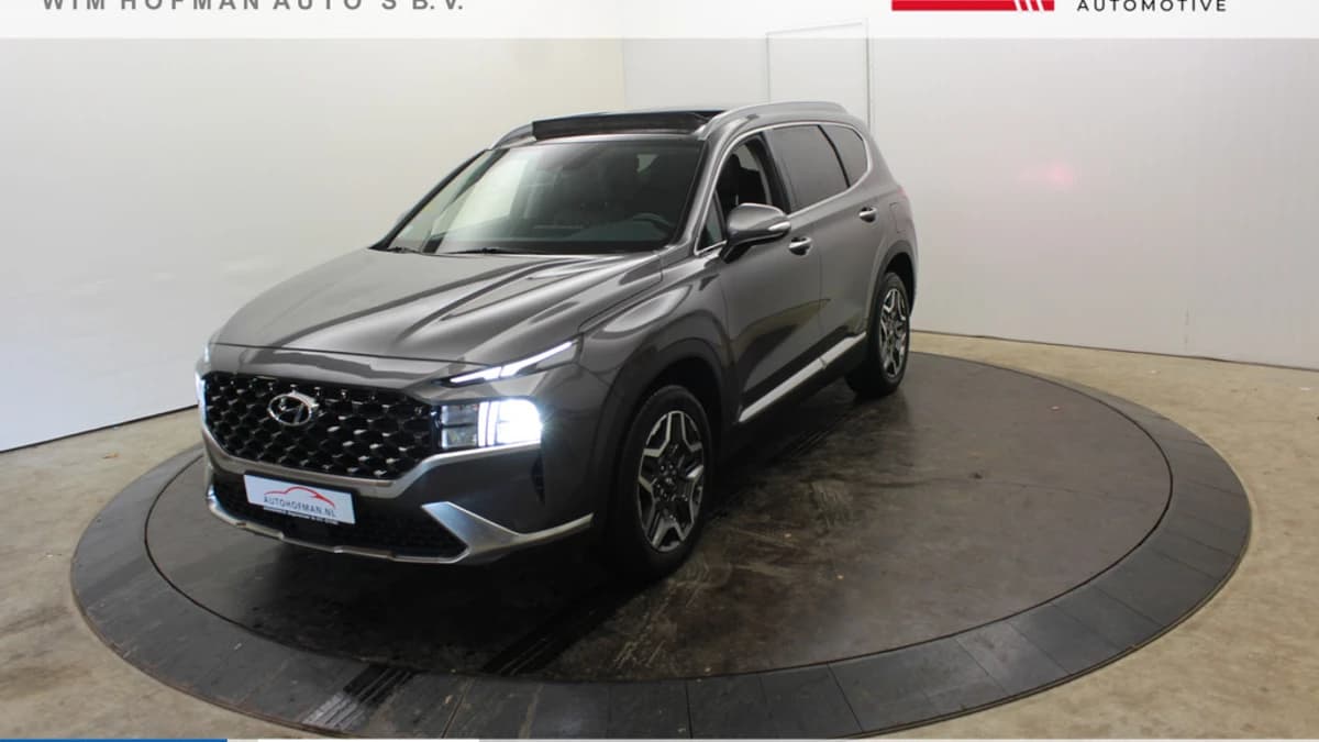 Hyundai Santa Fe 1.6 T-GDI PHEV 266Pk Premium Sky 7p. Pano Cam El-Stoelen + Aklep Dhoek — foto 1