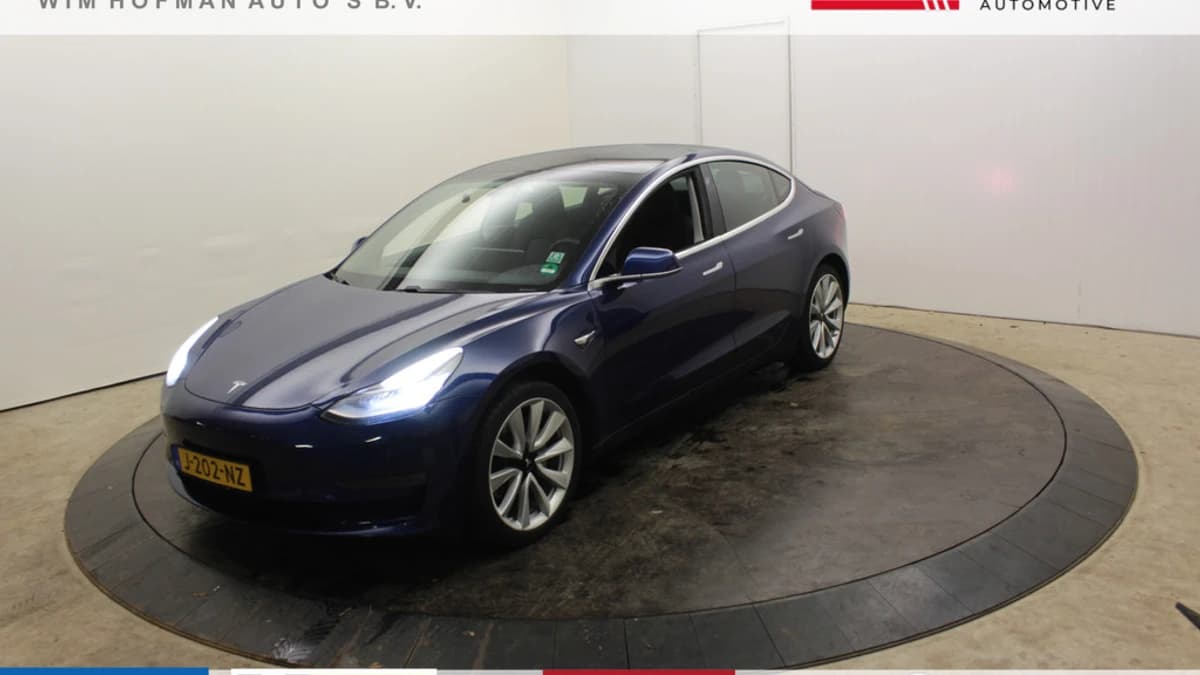 Tesla Model 3 Long Range AWD 75 kWh 351Pk SOH 89% 360°Camera 19" Pano Leder — foto 1