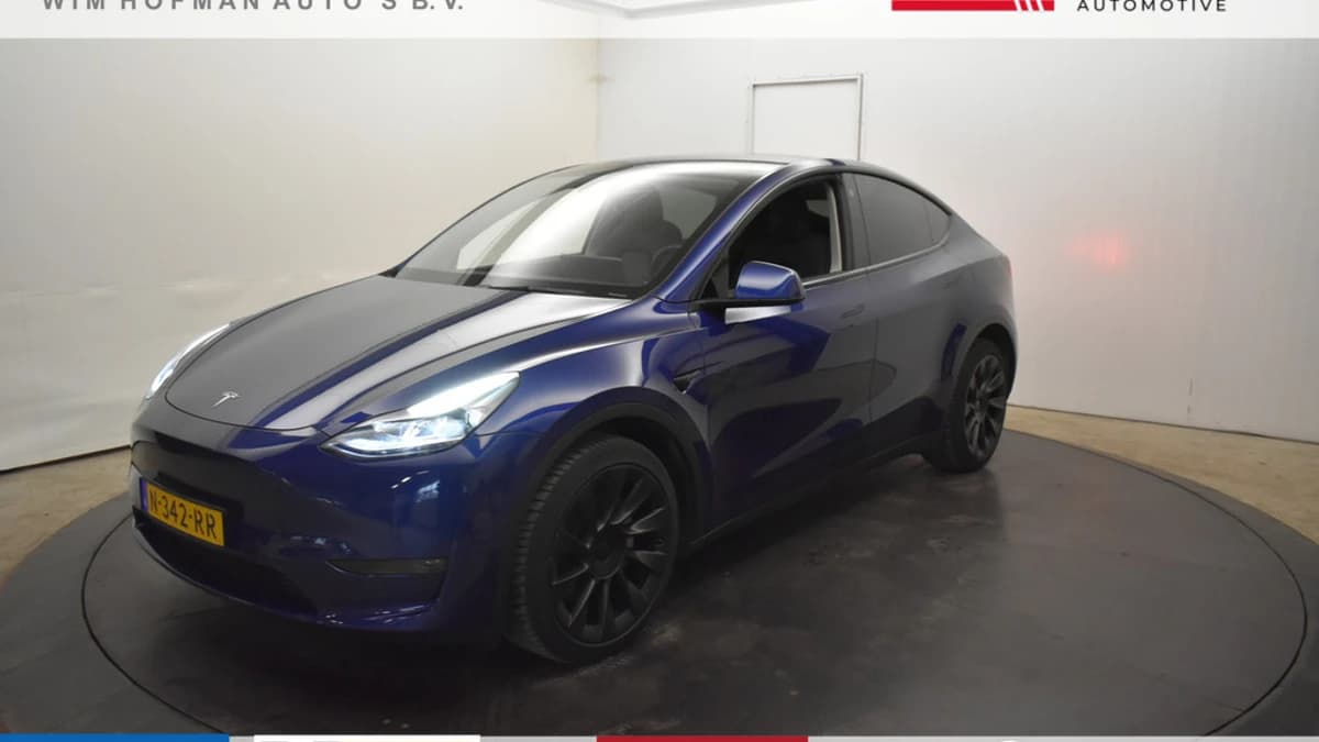 Tesla Model Y Long Range AWD 75 kWh 351Pk LPF Accu Trekhaak EL aKlep Pano Leder Camera — foto 1