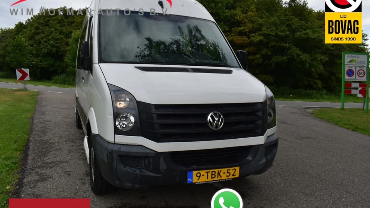 Volkswagen Crafter 35 2.0 TDI L2H1 Combi 9Pers Airco Rolstoellift Camper BPM Vrij — foto 1
