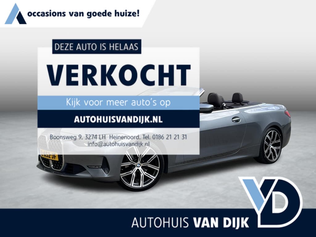BMW 4 Serie Cabrio 420i High Executive