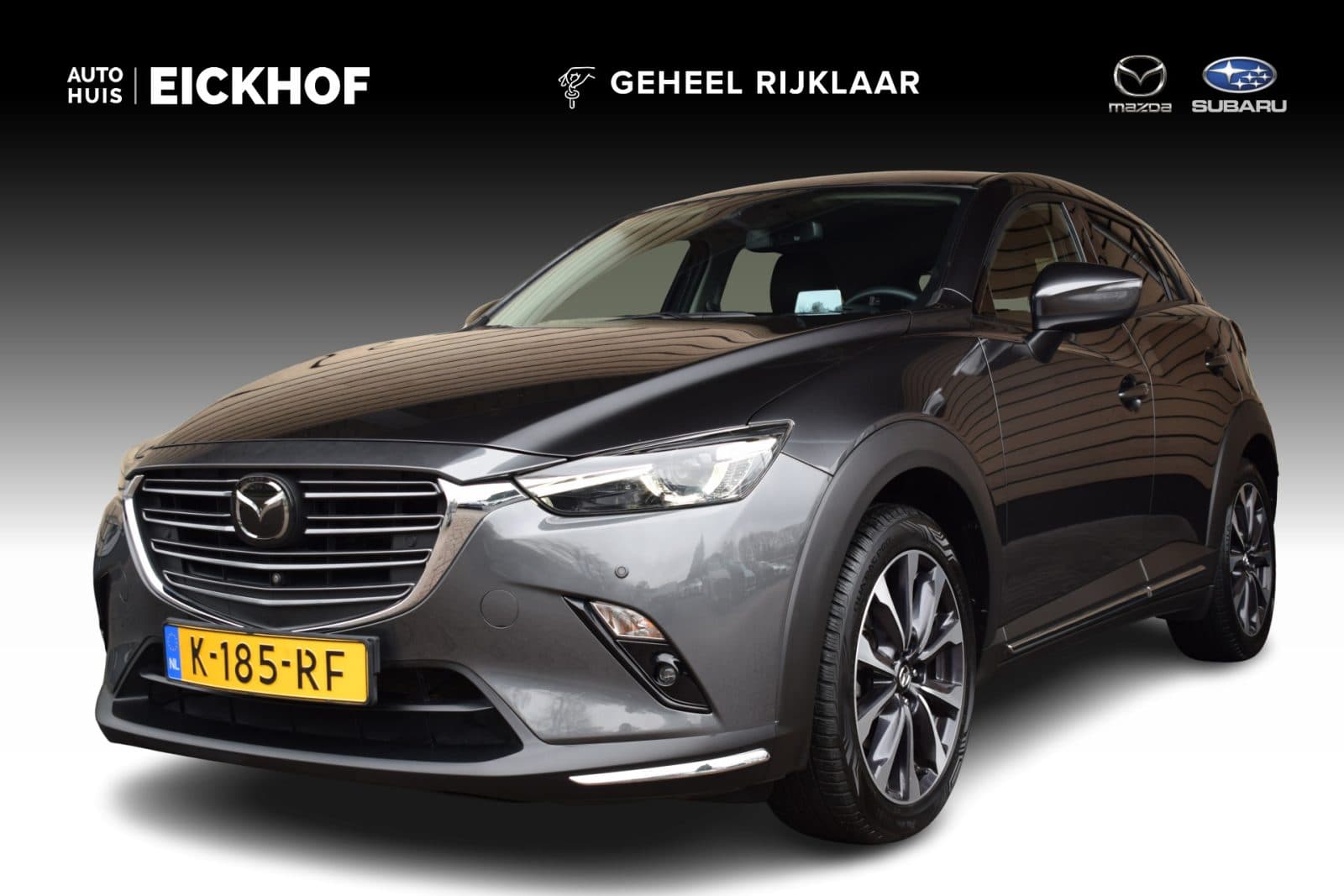 Mazda CX-3 2.0 SkyActiv-G 121 Luxury – i-Activesense pakket – Leather pack – Trekhaak – All season banden thumbnail 2