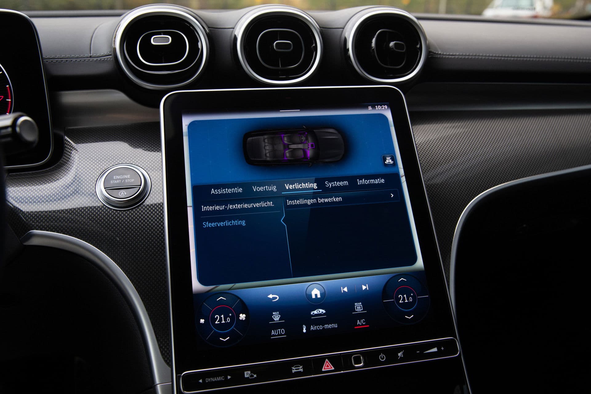 Mercedes-Benz C-Klasse Estate 200 Launch Edition AMG Line , Virtual cockpit, Leer, Sfeerverlichting, thumbnail 17