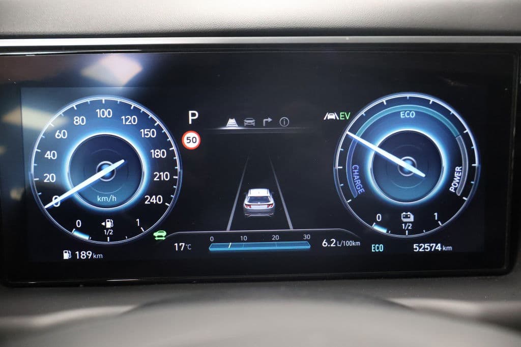 Hyundai Tucson 1.6 T-GDI HEV Premium Sky | Pano | Leder thumbnail 12