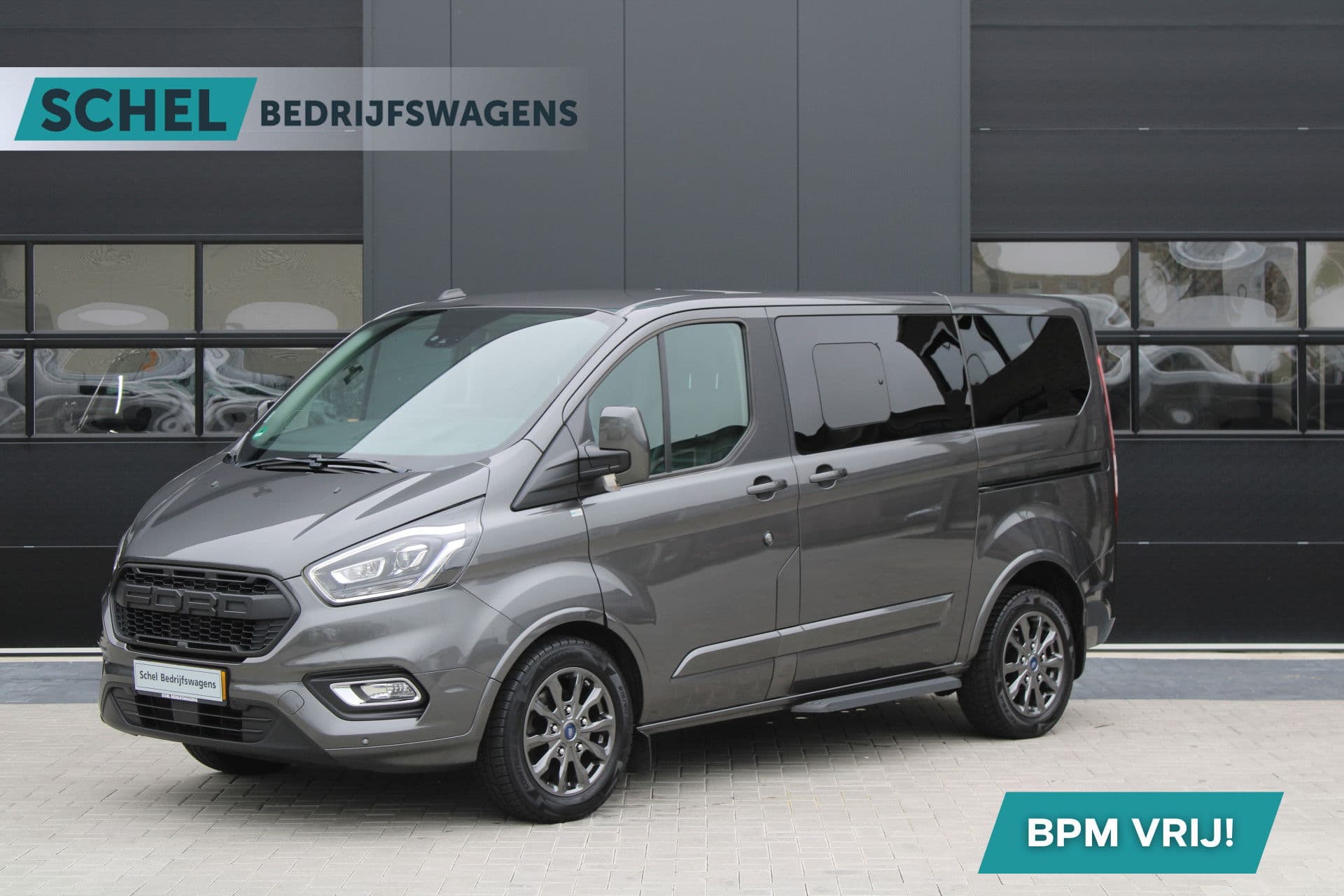 Ford Transit Custom 320 2.0 TDCI L1H1 Tourneo 170pk - Automaat - Leder - ACC - 1+1 stoelopstelling - Bi-Xenon -Stoelverwarming - Rijklaar