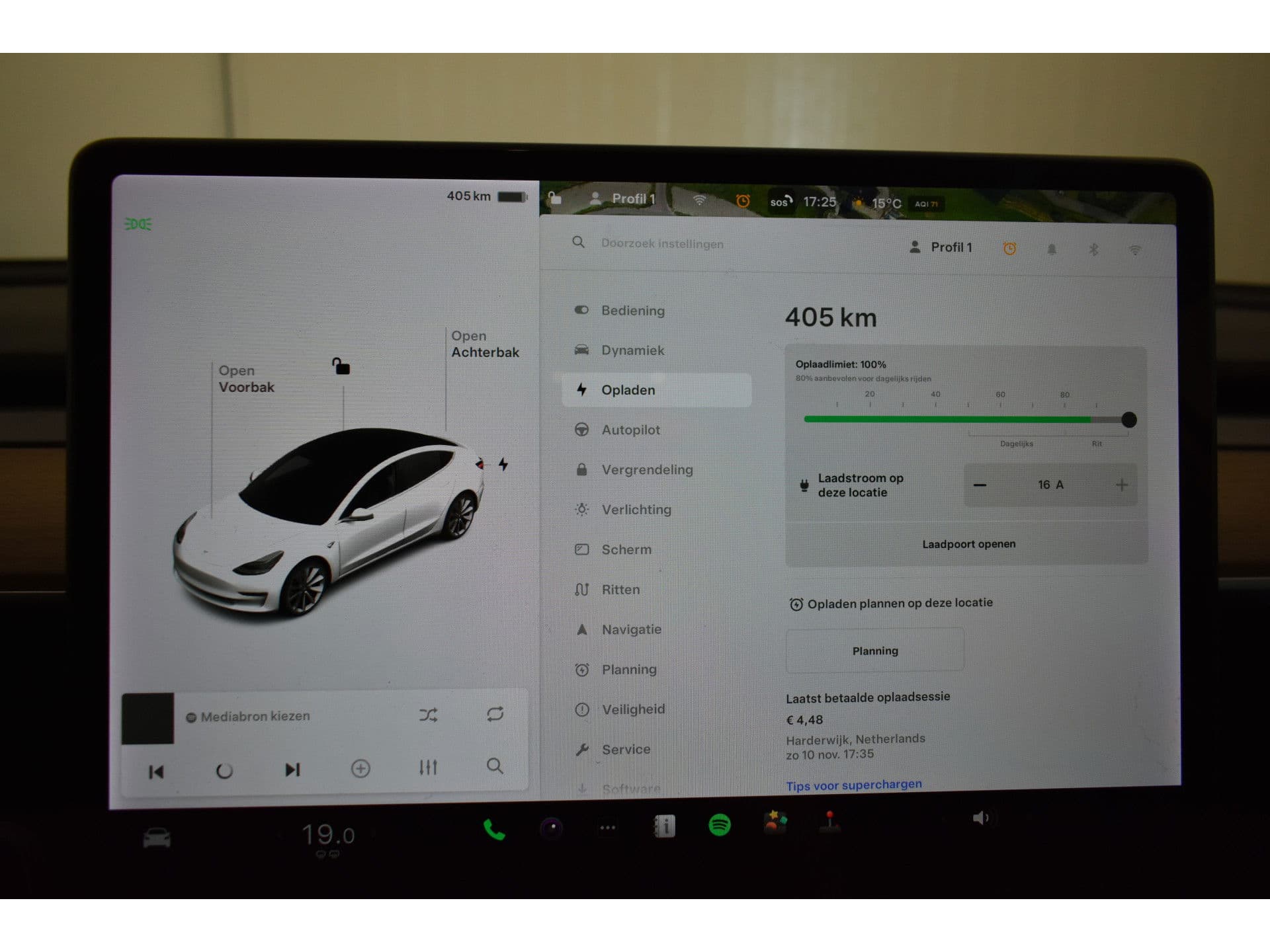 Tesla Model 3 Long Range AWD 75 kWh | Trekhaak | 19" | Autopilot | FSD Comp | Leder | Camera | Panodak thumbnail 9