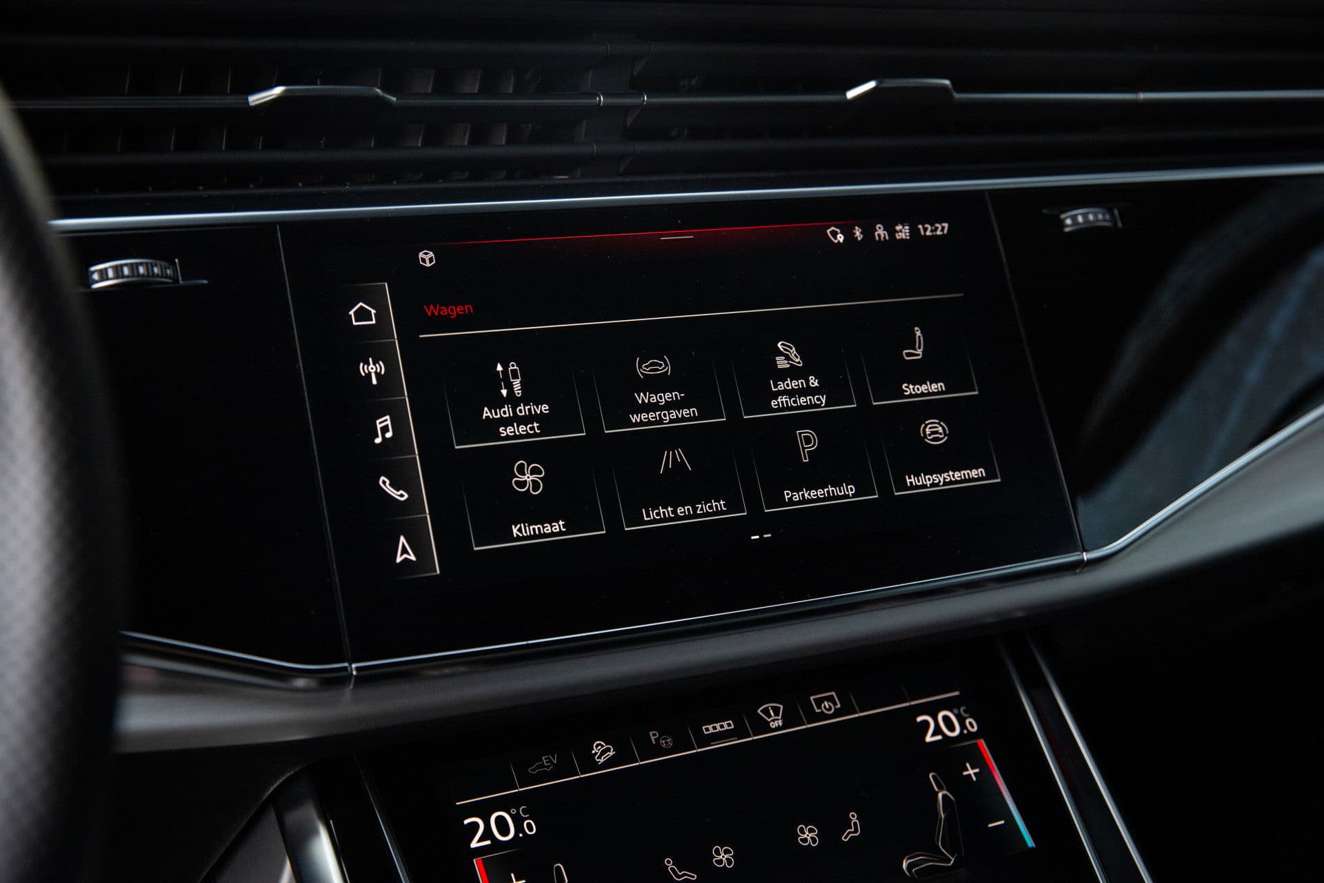 Audi Q8 55 TFSI e quattro Pro Line Advanced , RS-zetels, 3D-camera, Luchtvering, Head-up display, Apple Carplay, thumbnail 25