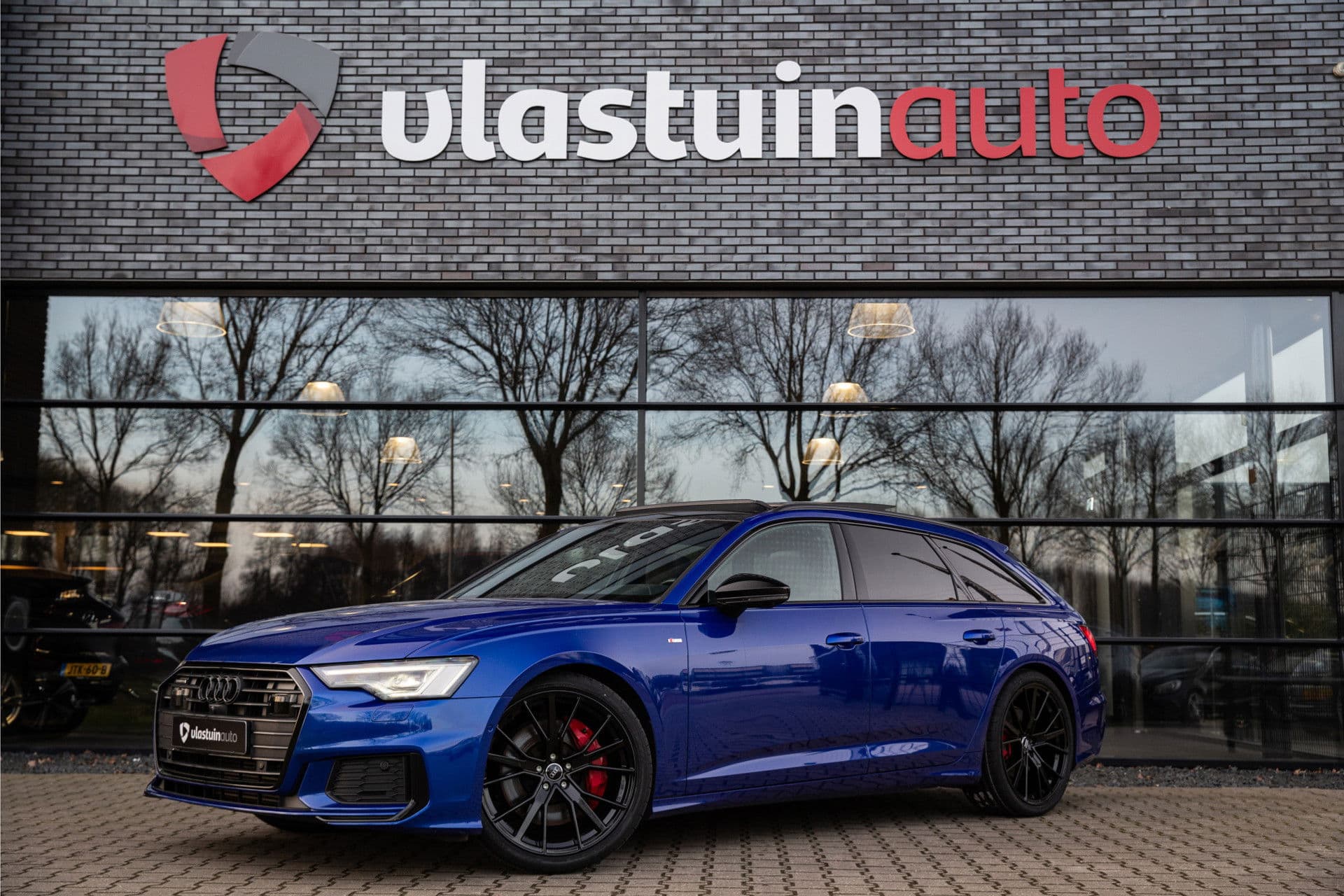Audi A6 Avant 55 TFSI e quattro Pro Line S Competition , Ultra blauw, Panoramadak, 3D camera, B&O, Trekhaak,