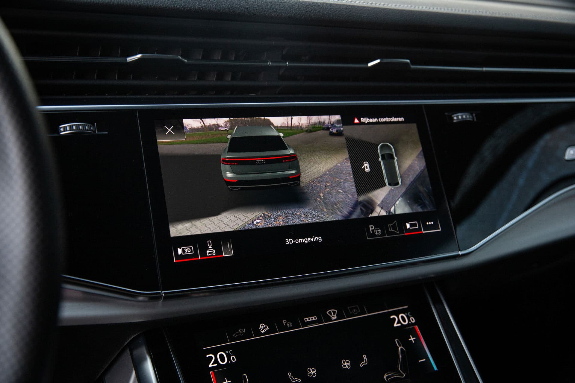 Audi Q8 55 TFSI e quattro Pro Line Advanced , RS-zetels, 3D-camera, Luchtvering, Head-up display, Apple Carplay, thumbnail 29