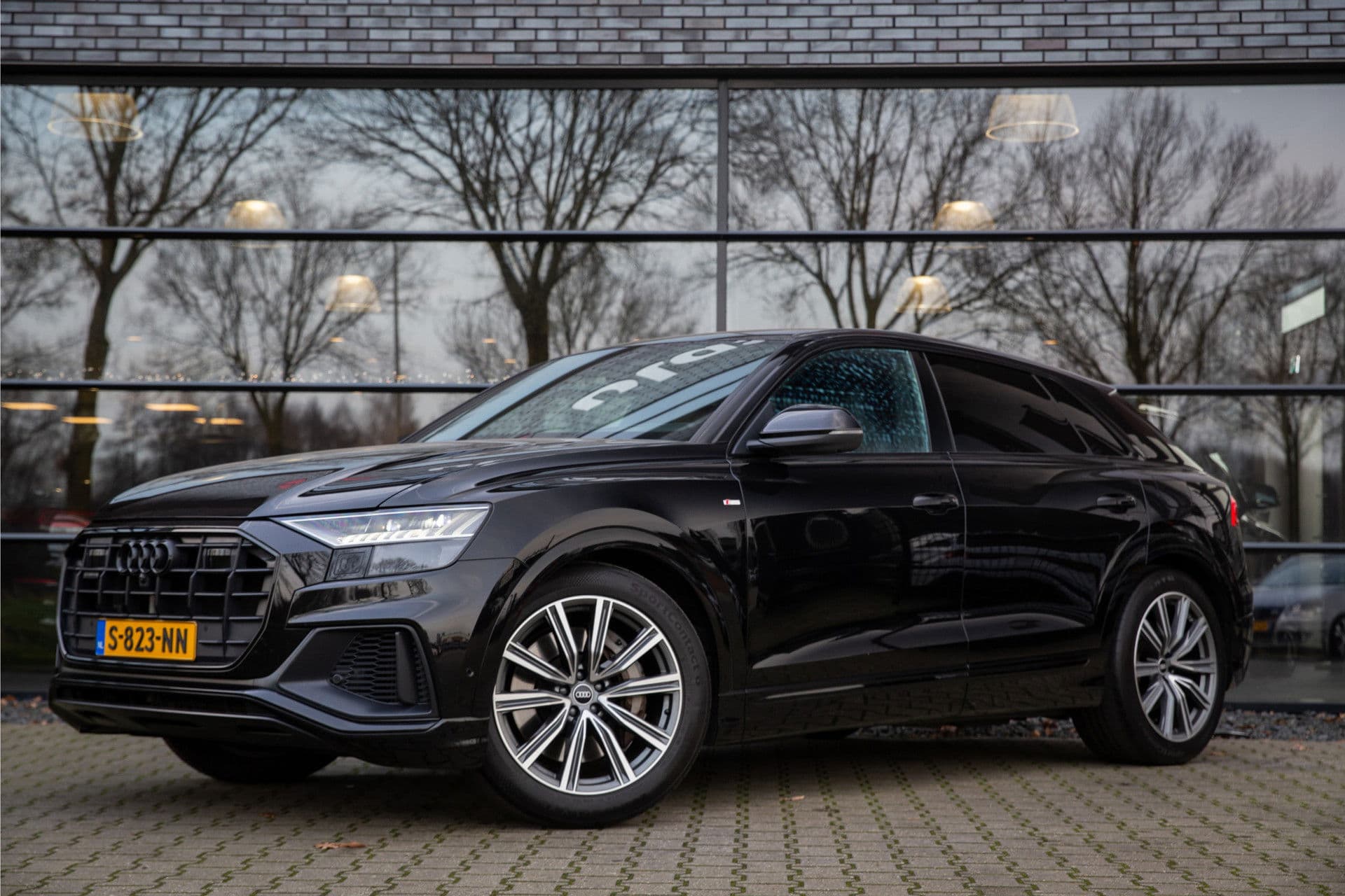 Audi Q8 55 TFSI e quattro Pro Line Advanced , RS-zetels, 3D-camera, Luchtvering, Head-up display, Apple Carplay, thumbnail 6