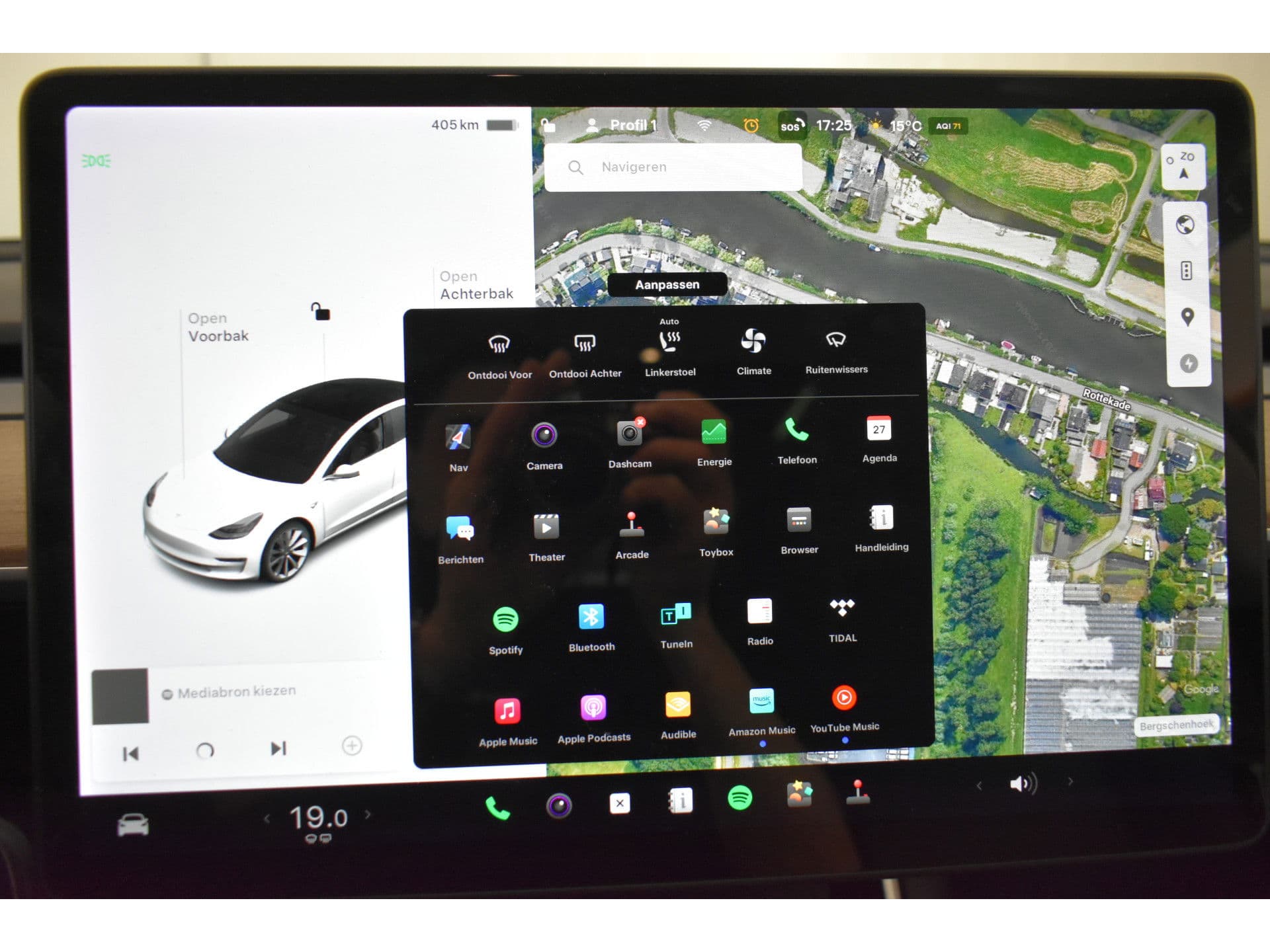 Tesla Model 3 Long Range AWD 75 kWh | Trekhaak | 19" | Autopilot | FSD Comp | Leder | Camera | Panodak thumbnail 10
