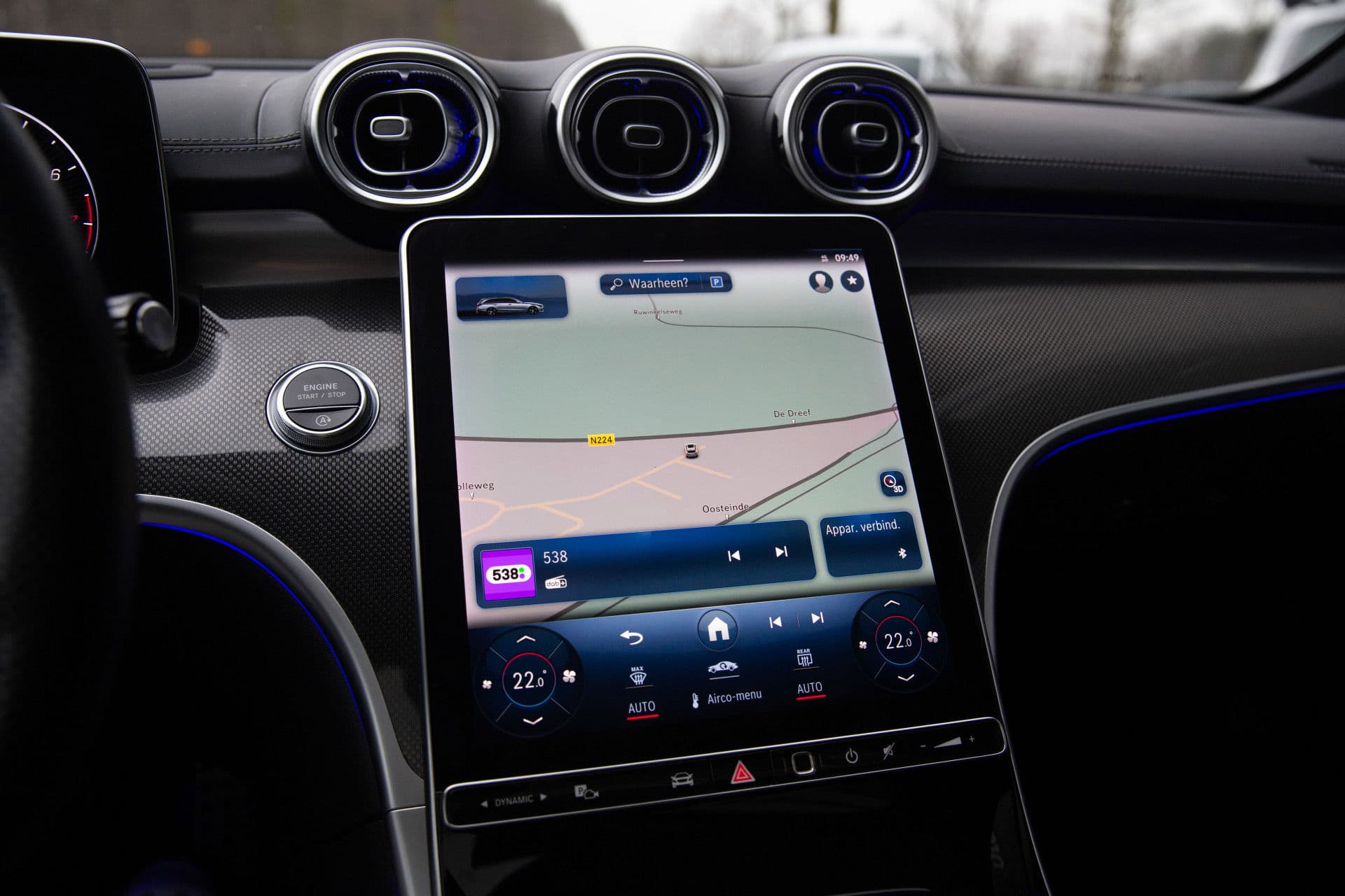 Mercedes-Benz C-Klasse Estate 200 Launch Edition AMG Line , Panoramadak, Sfeerverlichting, Burmester, 3D-camera, thumbnail 15