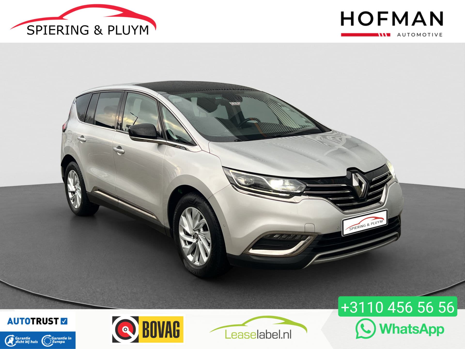 Renault Espace 1.6 dCi Dynamique 7p. | Pano | Leder | 7 persoons |