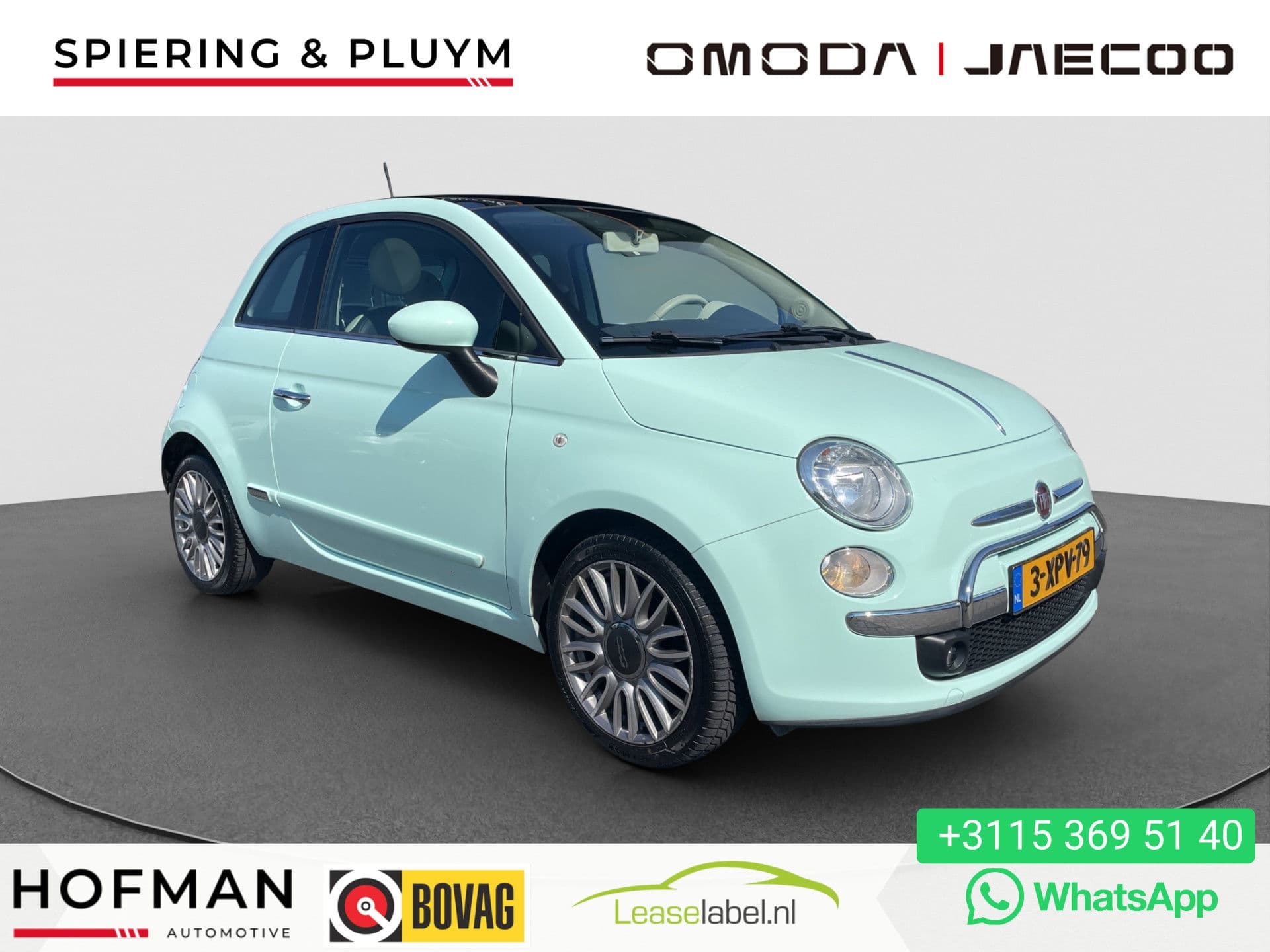 Fiat 500 0.9 TwinAir Turbo Cult | leder | panodak | climate!