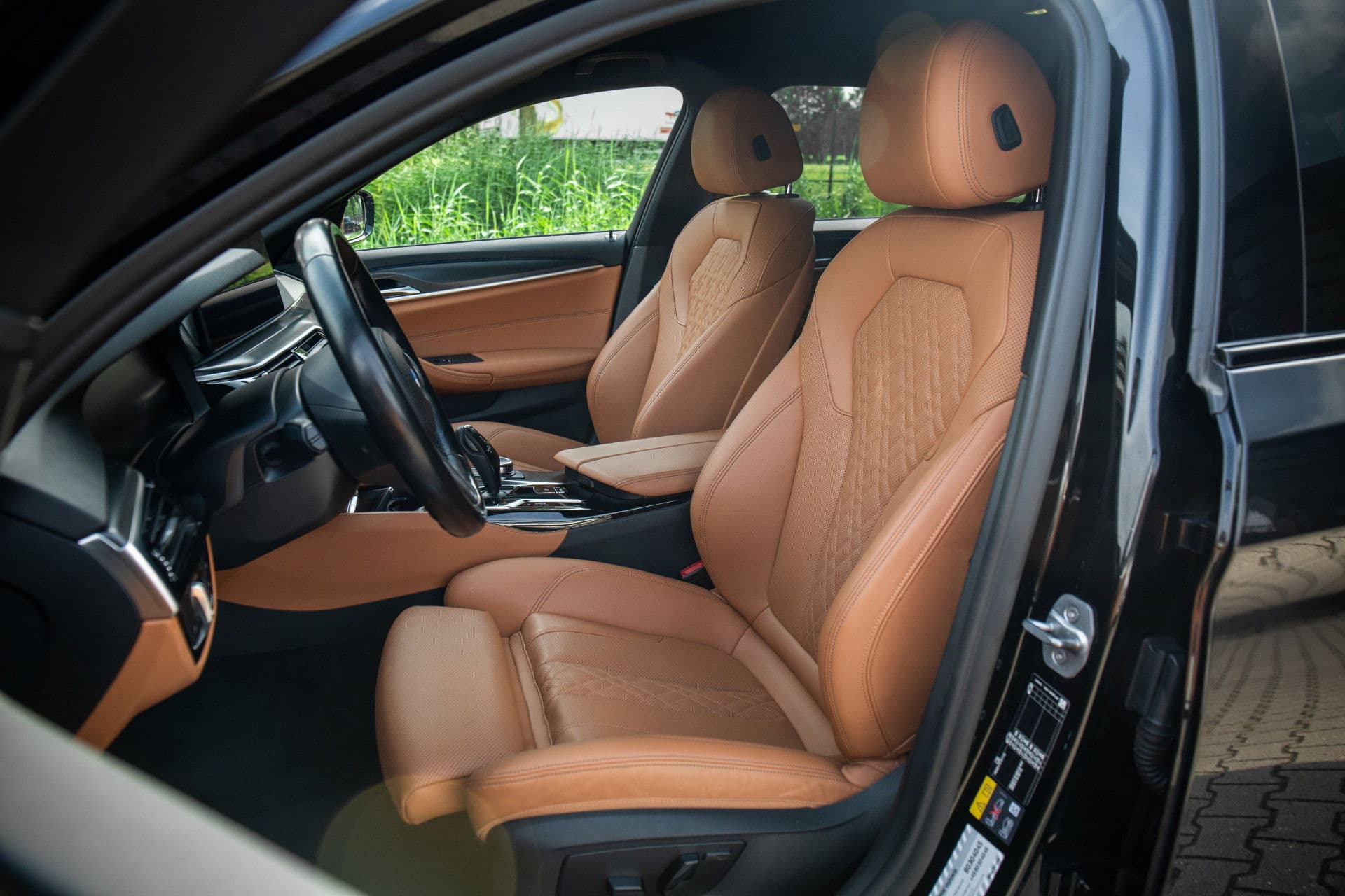 BMW 5 Serie Touring 530e M-Sport , Shadowline, Adaptive Cruise, Trekhaak, Leder, SOH 91% thumbnail 7