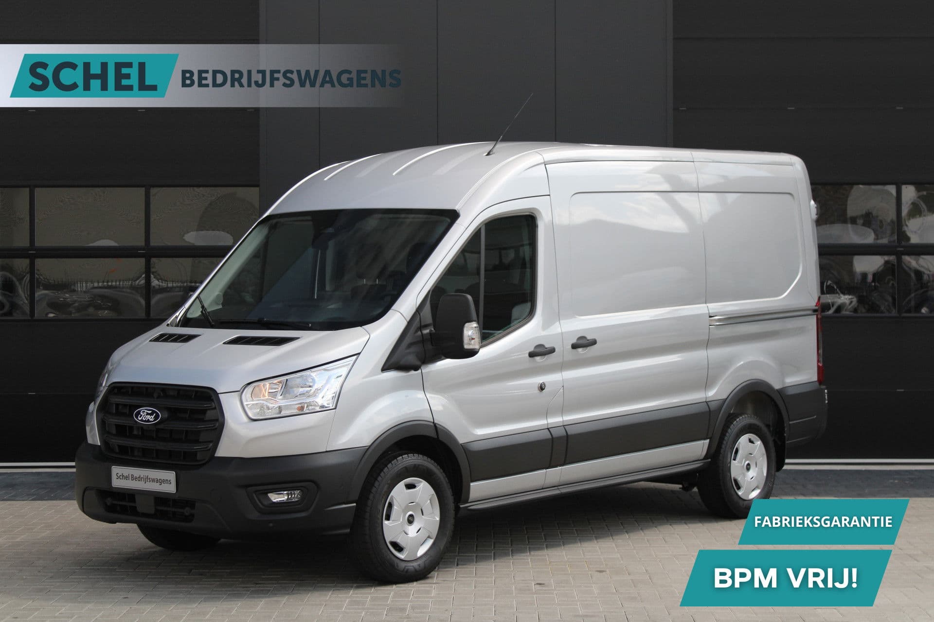 Ford Transit 350 2.0 TDCI L2H2 Trend 165pk - Facelift - 2x Schuifdeur - Adaptive Cruise - Navigatie - Blind Spot - 360 Camera - Stoel - Stuurverwarming - Rijklaar